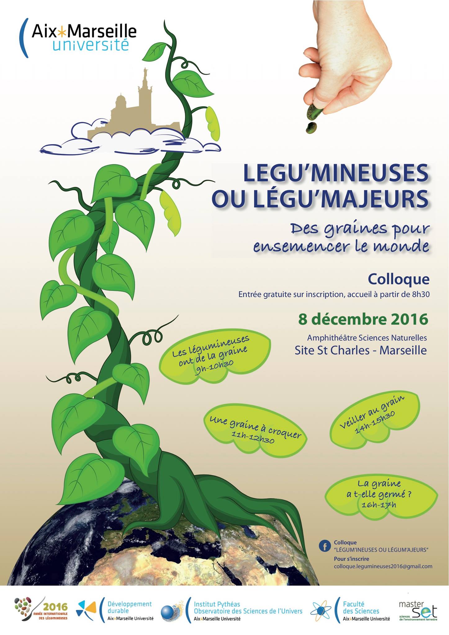2016 – Colloque Légu&rsquo;mineuses ou Légu&rsquo;majeurs