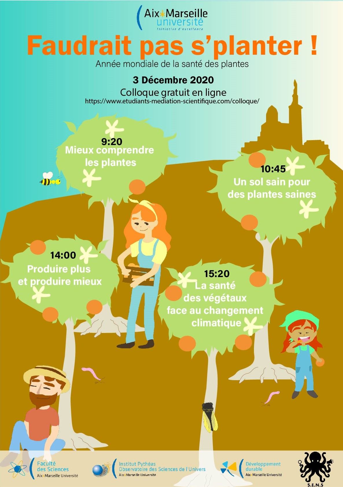 2020 – colloque Santé des Végétaux : Faudrait pas s’planter !