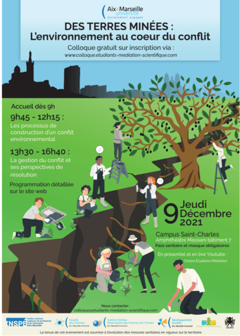 2021 – colloque Des terres minées : l&rsquo;environnement au cœur du conflit